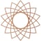 Ekena Millwork Eleanor Wood Fretwork Pierced Ceiling Medallion, Cherry, 30"OD x 11 1/2"ID x 3/8"T CMWP30X30X0375EACH - alternate 4